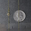 14K Yellow Gold Box Chain, 0.6 mm