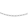 14K White Gold Rolo Oval Chain