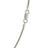 Sterling Silver, Rhodium Plated Wheat 1.30mm