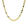 3.20mm heart chain in solid 14K yellow gold