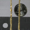 10K Yellow Gold Curb Chain 2.60mm