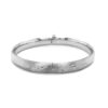 14K White Gold Bangle 8.00mm