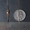 14K Rose Gold Chain 0.73mm
