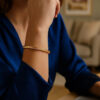 14K Yellow Gold Polished Cable Bangle