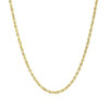 1.80mm rope chain in solid 10K yellow gold