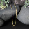 1.80mm rope chain in solid 10K yellow gold, view 4