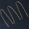 1.80mm rope chain in solid 10K yellow gold, view 5