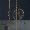 1.80mm rope chain in solid 10K yellow gold, view 7
