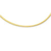 3.0mm necklace in solid 14K two-tone gold, view 3