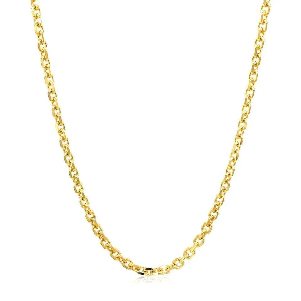 18K Yellow Gold Cable Chain 2.60mm