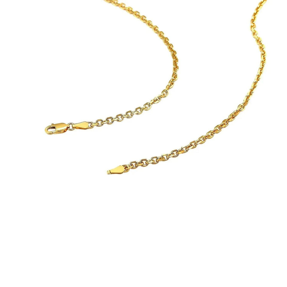 18K Yellow Gold Cable Chain 2.60mm