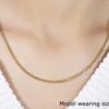 18K Yellow Gold Cable Chain 2.60mm