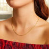 14K Yellow Gold Singapore Chain 1.10mm