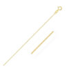 14K Yellow Gold Wheat Round Chain 0.60mm