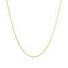 14K Yellow Gold Wheat Round Chain 0.60mm
