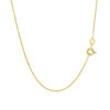14K Yellow Gold Wheat Round Chain 0.60mm