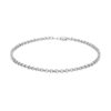 14K White Gold Rolo Bracelet
