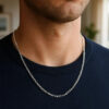 14K White Gold Cable Chain 2.90mm