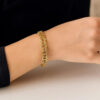 14K Yellow Gold Charm Bracelet 4.00mm