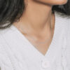 14K White Gold Singapore Chain 0.8mm