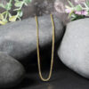14K Yellow Gold Foxtail Chain, 1 mm