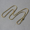 14K Yellow Gold Foxtail Chain, 1 mm