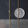 14K Yellow Gold Foxtail Chain, 1 mm