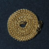14K Yellow Gold Wheat Round Chain