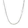 Sterling Silver, Rhodium Plated Chain 2.2mm