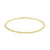 14K Yellow Gold Figaro Bracelet 1.90mm