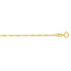 14K Yellow Gold Figaro Bracelet 1.90mm