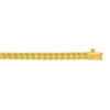 3.90mm rope bracelet in solid 14K yellow gold, view 2