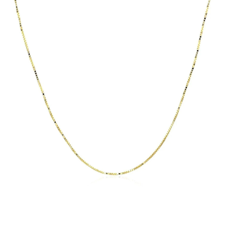18K Yellow Gold Chain 0.6mm