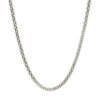 Sterling Silver, Rhodium Plated Chain 2.5mm