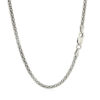 Sterling Silver, Rhodium Plated Chain 2.5mm