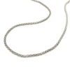 Sterling Silver, Rhodium Plated Chain 2.5mm