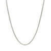 Sterling silver, rhodium plated chain 1.8mm, view 2