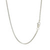 Sterling silver, rhodium plated chain 1.8mm, view 3