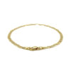 3.20mm mariner bracelet in solid 10K yellow gold, view 2