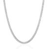 14K White Gold Curb Chain