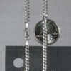 14K White Gold Curb Chain