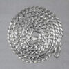 14K White Gold Curb Chain