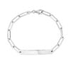 Sterling Silver, Rhodium Plated Bracelet 2.10mm