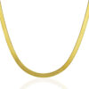 14K Yellow Gold Herringbone Chain 4.60mm