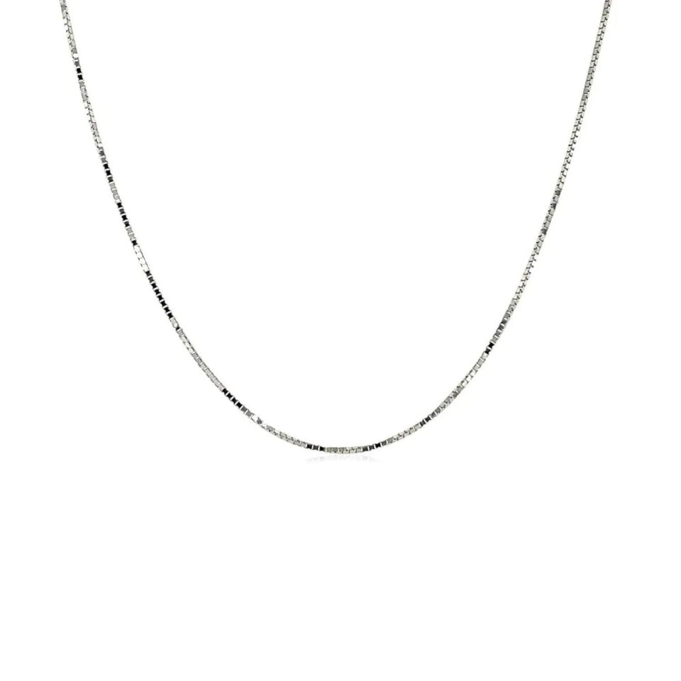 18K White Gold Chain
