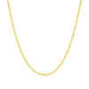 14K Yellow Gold Diamond-Cut Alternating Bead Chain, 1.1 mm