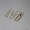 14K Yellow Gold Diamond-Cut Alternating Bead Chain, 1.1 mm