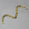 14K Yellow Gold Polished Cable Necklace Link
