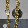 14K Yellow Gold Polished Cable Necklace Link