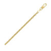 2.50mm cable chain in solid 14K yellow gold, view 2